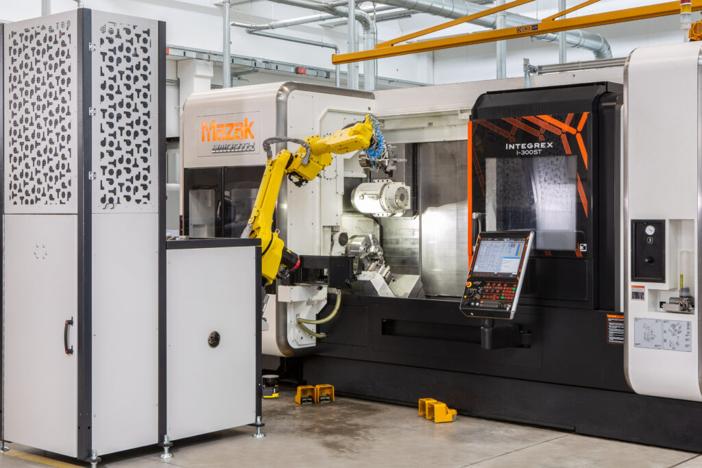 Un parco macchine all’avanguardia per ogni tipo di esigenza. The new robotic island by Fanuc